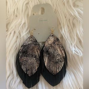 Blaque Fringe earrings